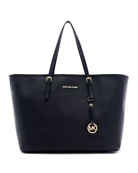 michael michael kors jet set medium multifunctional tote|michael kors black medium tote.